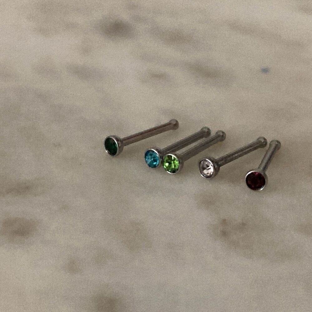 nose ring, jewelry 20g bundle
